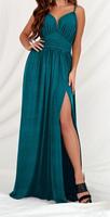Maxi Kleid Grün Glitzer 34 Jugendweihe Abitur Hochzeit Brandenburg - Neuhardenberg Vorschau
