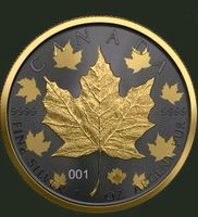 Maple Leaf golden Ring 1oz Silber 2022 Canada 1 oz silber Münze Bayern - Erlangen Vorschau