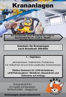 Kranschein Brücken- und Portalkran Kurs am 18.04.2024 in Mannheim Baden-Württemberg - Mannheim Vorschau