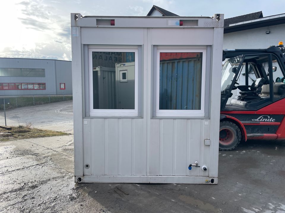 20ft Container mit Dusche Sanitärcontainer Küchenzeile Wohncontainer Bürocontainer in Coesfeld