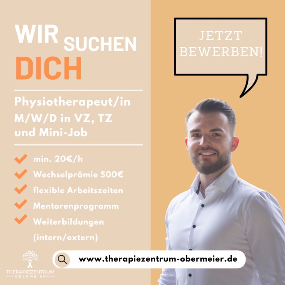 Physiotherapeut/-in min. 20€/h (m/w/d) in Passau in Passau