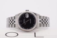 Rolex Datejust 36 16234 Full Set LC100 2005 Schwarz Jubilee Frankfurt am Main - Sachsenhausen Vorschau