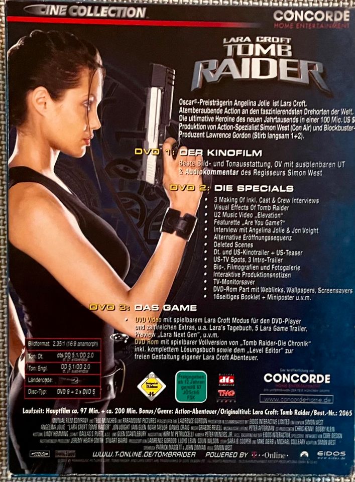Lara Croft in Tomb Raider 3 DVD´s in Gerstungen