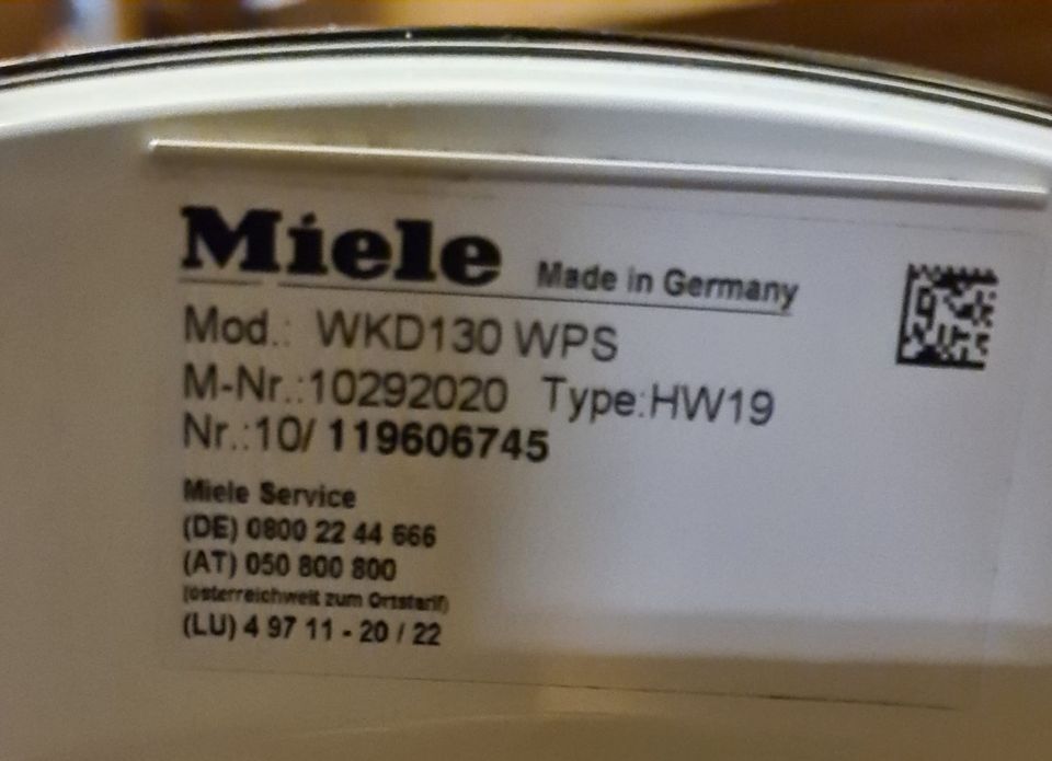 Miele Waschmaschine WKD 130 WPS Ersatzteile in Dortmund