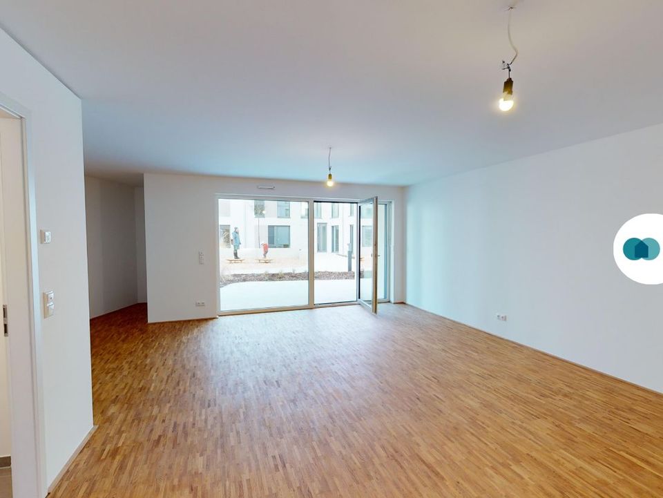 *JETZT LETZTE WOHNUNGEN SICHERN* Moderne 3-Zimmer-Wohnung mit Terrasse und Einbauküche im Neubauquartier "Glory." in Mainz