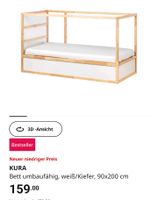 Ikea Kura Hochbett mit Betthimmel und Rausfallschutz Hamburg-Mitte - Hamburg Wilhelmsburg Vorschau