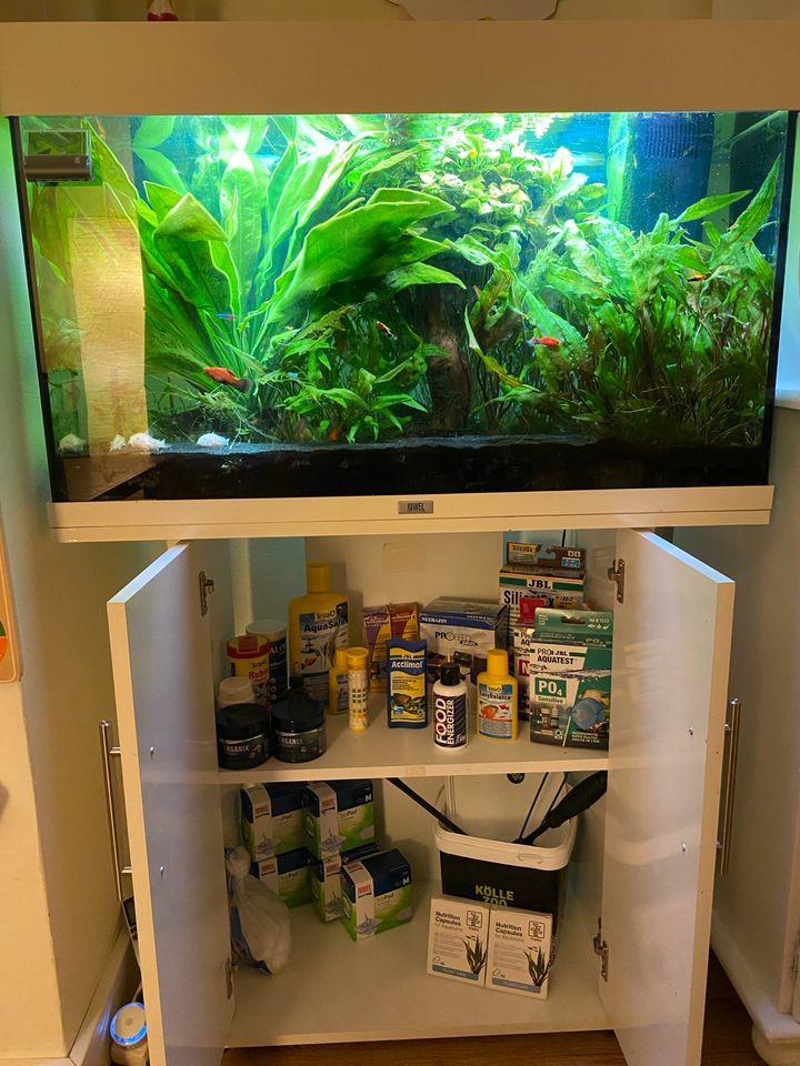 Aquarium Juwel Rio 125 mit allem Zubehör & LED & Unterschrank in Jockgrim