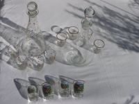 Schnapsgläser-Set Glaskaraffe mit Gläser Schnapsglas – vintage München - Laim Vorschau