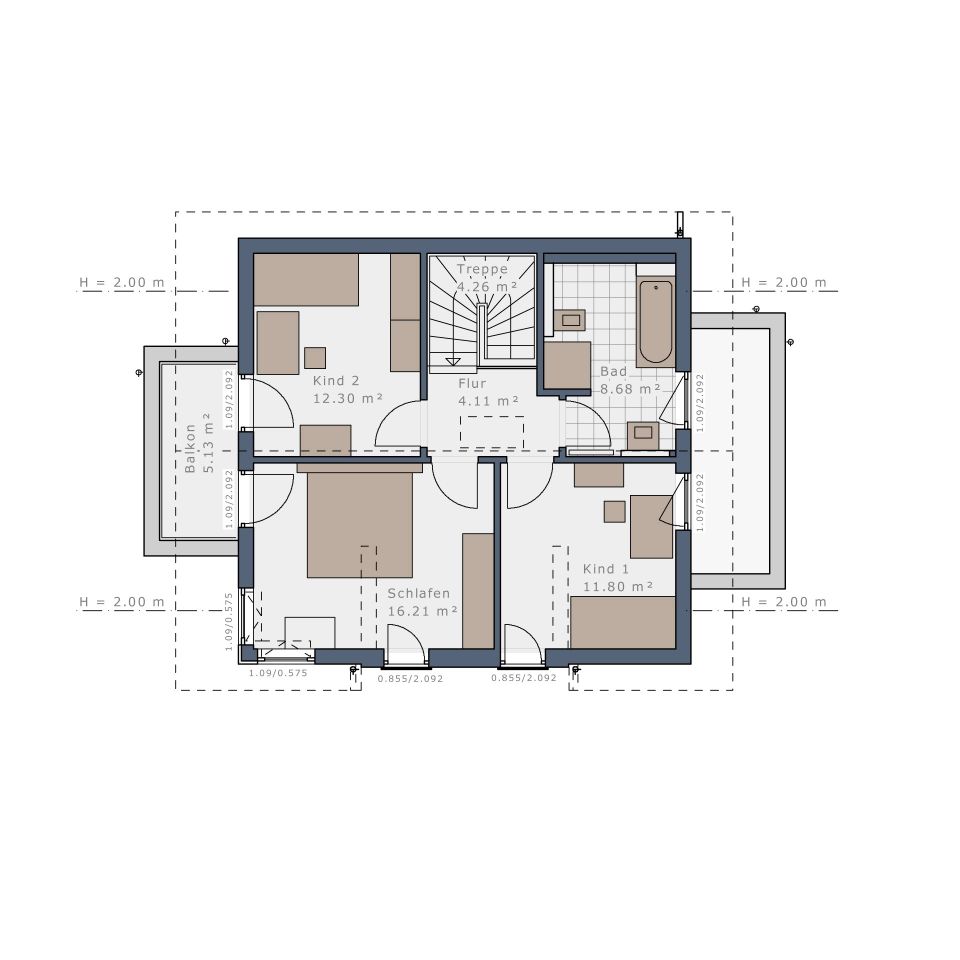 Die perfekte Wohlfühloase – Modernes Einfamilienhaus von Schwabenhaus in Bilshausen