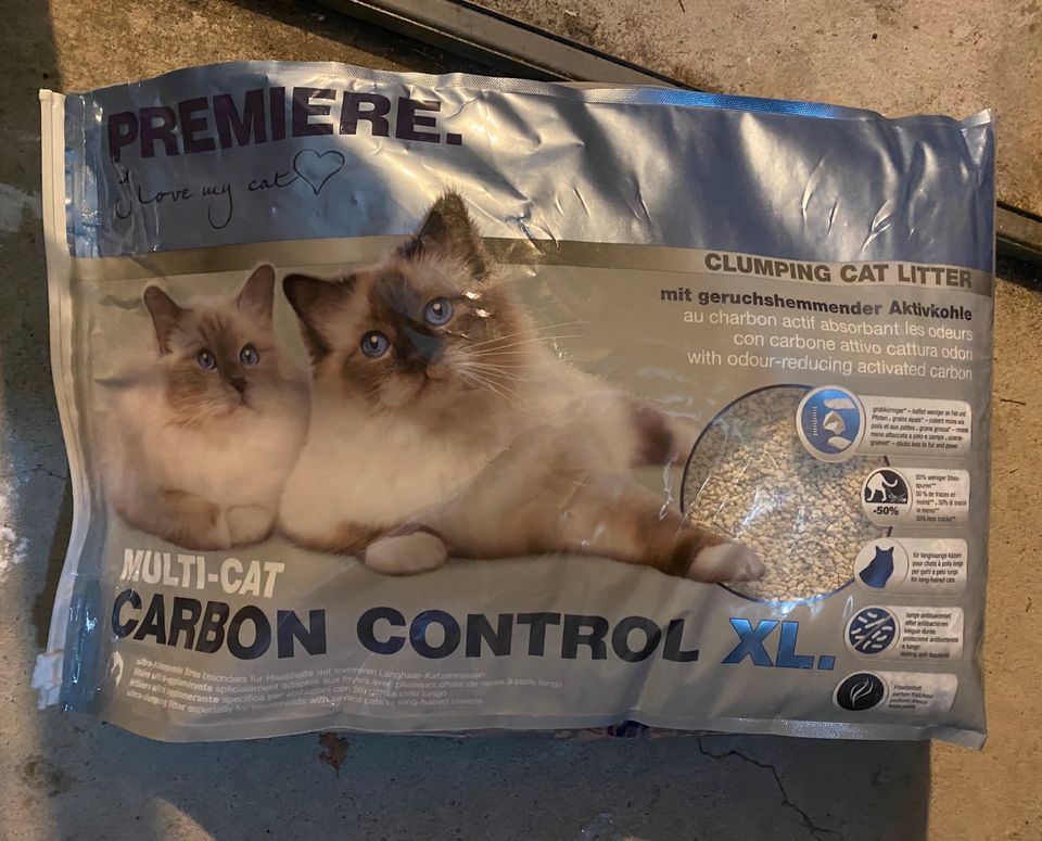 Katzenstreu, Klumpstreu, Premiere Multi-Cat, Carbon Control XL, in Berlin -  Steglitz | eBay Kleinanzeigen ist jetzt Kleinanzeigen