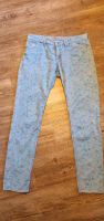 Blau gemusterte Hose von Tom Tailor Gr. 29 - coole bunte Jeans Nordrhein-Westfalen - Alpen Vorschau