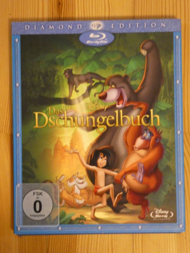 13 Blu-rays für Kinder, Disney + Pixar, Dschungelbuch, Cinderella in Petershausen