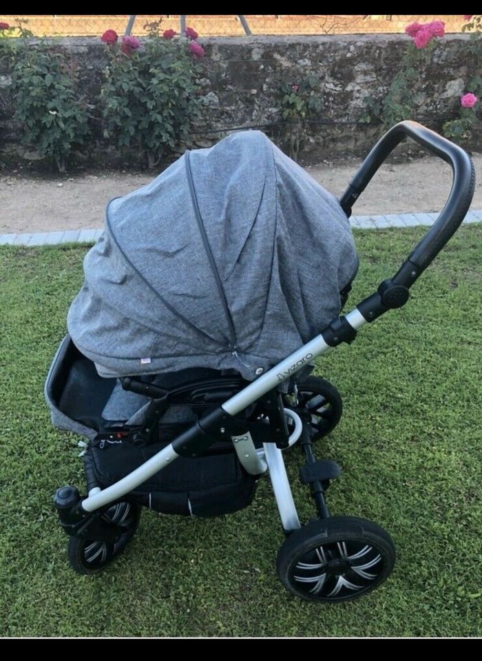 Kinderwagen Babywanne Sportwagen Alu Wickeltasche 4 luftreifen in Schenefeld