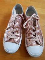 Converse Schuhe Mädchen gr.34 glitzer rosa all star Top Zustand Bayern - Mitteleschenbach Vorschau