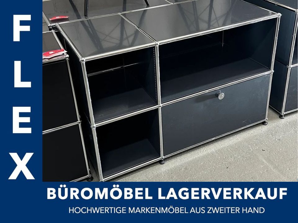 1x USM Haller Sideboard anthrazit mit Klappe (NP 1604€) in Karlsruhe