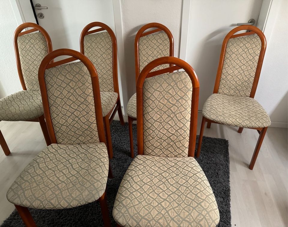 6 hochwertige Stühle DIE CHAIR COMPANY Kirschbaum massiv in Hüffelsheim