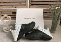 Calvin Klein Sneaker Madella Leder schwarz weiß 39 NP 159€ - NEU. Hannover - Bothfeld-Vahrenheide Vorschau
