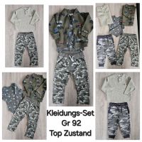 Kleidungs-Set Gr 92 Hosen Camouflage/Pullover/Jacke/Body Bayern - Gaimersheim Vorschau