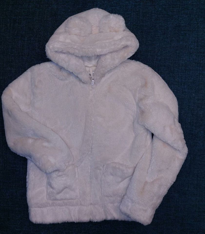 Kunstfell Jacke kuschelig creme 158/164 H&M in Hamburg