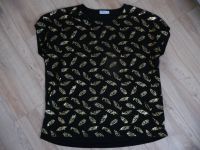 Janina Gr. 48 elegantes T-shirt schwarz mit goldenen Federn *NEU* Niedersachsen - Estorf Vorschau