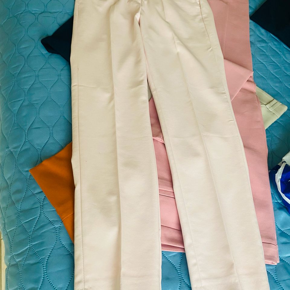 Business-Bügelfalten Anzug Hosen  Rosa Beige marine Schwarz Neu in Hamburg