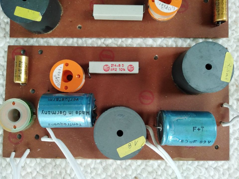 2 x Lautsprecher 3-Wege Frequenzweichen 12 dB in Tangstedt