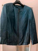 Samoon by Gerry Weber blaue Lederjacke Größe 50 Hamburg-Nord - Hamburg Langenhorn Vorschau