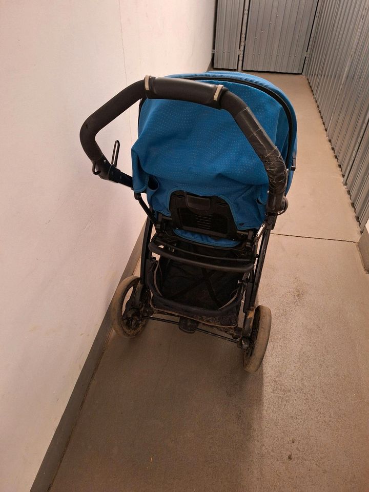 Peg-Perego Book Buggy Räder, türkisen Sitzbezug, Ersatzteile in Krefeld