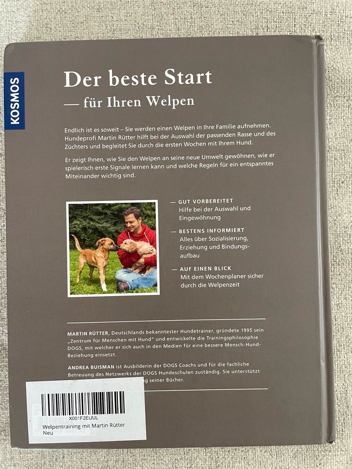 Buch Welpentraining mit Martin Rütter in Schwetzingen