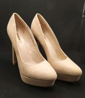 Jumex Plateau Pumps High Heels beige nude Gr. 38 Bayern - Ansbach Vorschau