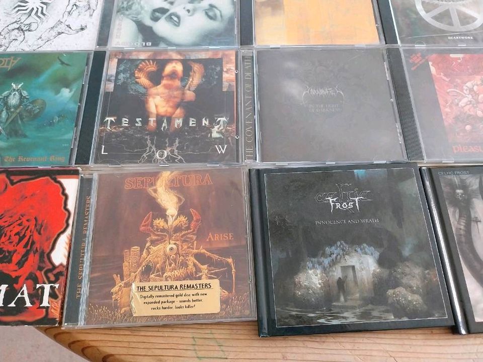 Metal CD's Tiamat Sleep Kreator Celtic Frost Slaegt in Groß-Bieberau