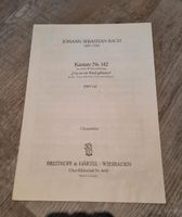 Noten: Kantate Nr. 142 von Johann Sebastian Bach, Chorpartitur Niedersachsen - Bassum Vorschau