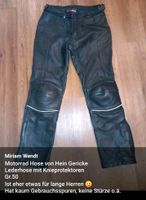 Motorrad Hose von Hein Gericke Lederhose, Knieprotektoren Gr.50 Nordrhein-Westfalen - Bergisch Gladbach Vorschau