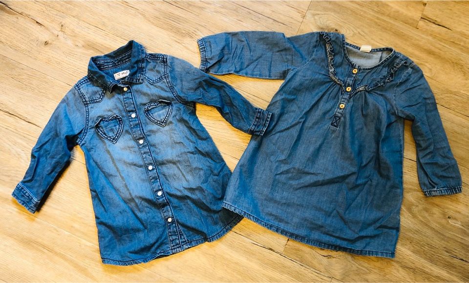 Set Jeans Hemd Oberteil Gr. 86 92 Next H&M in Dortmund