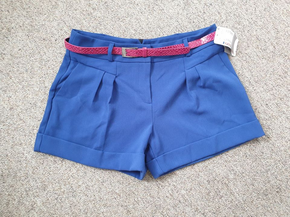 Shorts Kurzehose  mit Gurtel Gr.40/M von ORSAY neu in Chemnitz