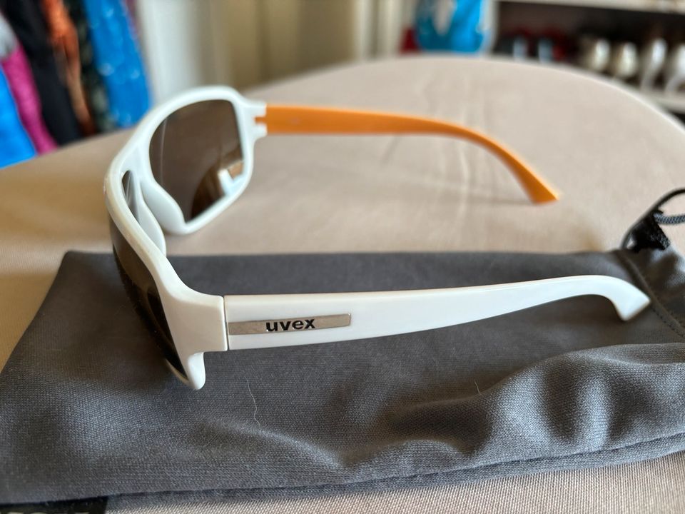 Uvex Skisonnenbrille Damen Weiss/Orange in Stadthagen