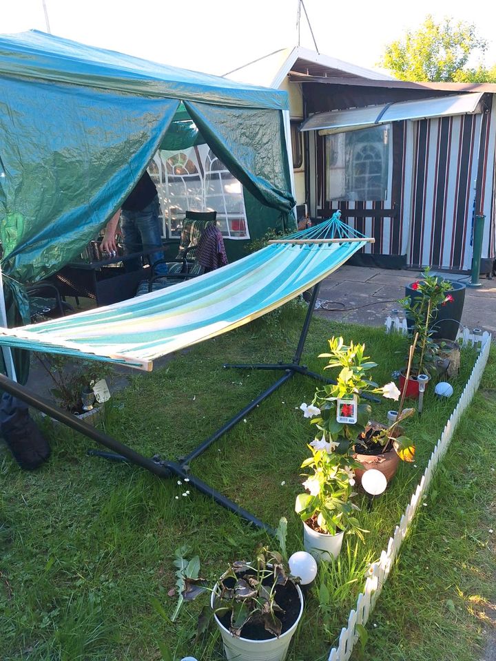 Campingplatz am See im Borgdorf in Hamburg