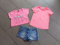 3 tlg. Set 2 Shirt Flamingo 1 Short Gr. 146 152 für 9€ Baden-Württemberg - Engen Vorschau