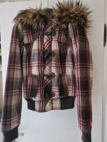 Hollister Jacke Plüsch Fell L S M 38 40 Beige Braun Grün Karo Nordrhein-Westfalen - Voerde (Niederrhein) Vorschau