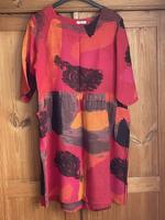 Wunderschönes Leinenkleid in rot Gr. M Bayern - Bayreuth Vorschau