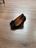 Pumps schwarz Blumen Gr. 5 37,5 38 Wildleder Sacchetto Bayern - Türkheim Vorschau