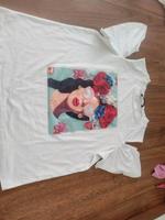 Shirt kurzarm shein Gr. 38 weiß Oberteil Bayern - Bad Birnbach Vorschau