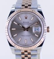 Rolex Uhr Datejust 41 Stahl Roségold Jubile Sundust Dial B+P Nordrhein-Westfalen - Langenfeld Vorschau