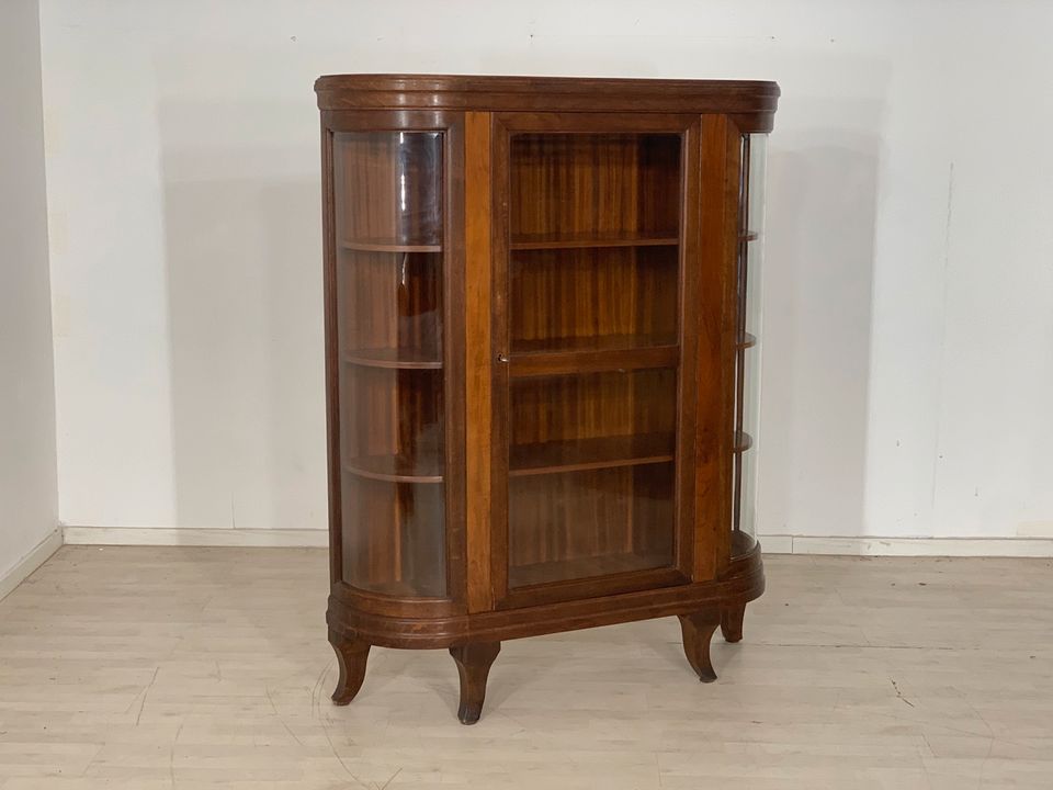 JUGENDSTIL SCHRANK VITRINE BÜCHERREGAL in Berlin