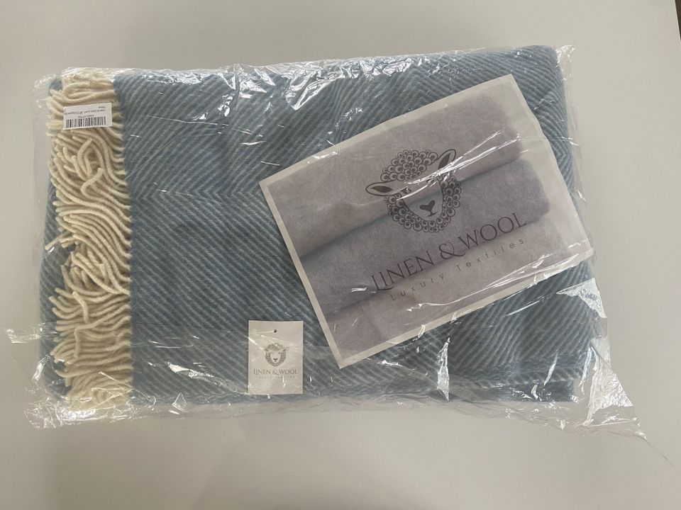 Wunderschöne Linen und Cotton-Decke – neu! in Frankfurt am Main