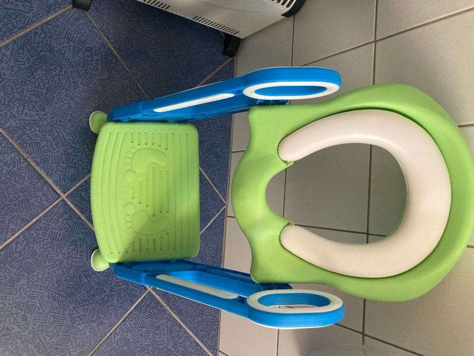 Kinder Toilettensitz mit Stufen in Birkenheide