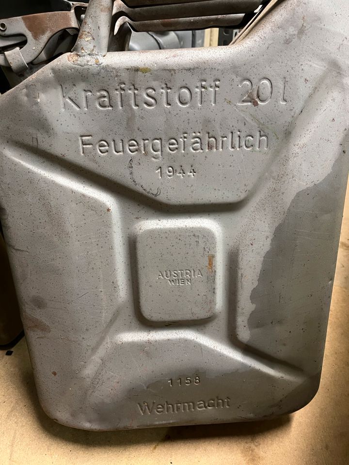 20 Liter Kanister Benzin Wehrmacht NVA in Großrückerswalde