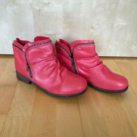 Stiefeletten Schuhe rot Kunstleder Größe 37 NEU Berlin - Tempelhof Vorschau