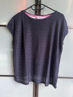 Damenshirt Gr. 38 Street One, vorne Spitzenoberstoff, dunkelblau Hessen - Seligenstadt Vorschau