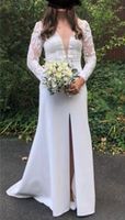 Elegantes Hochzeitskleid, Langarm und rückenfrei zu verkaufen Nordrhein-Westfalen - Schloß Holte-Stukenbrock Vorschau